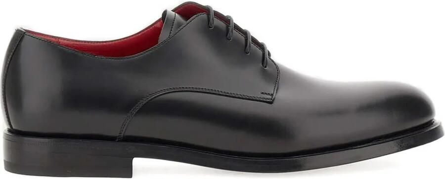 Barrett Leren veterschoenen Zwart