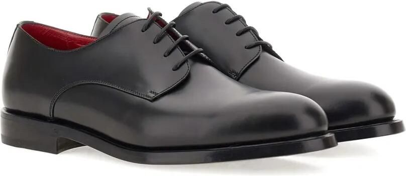 Barrett Leren veterschoenen Zwart - Foto 5