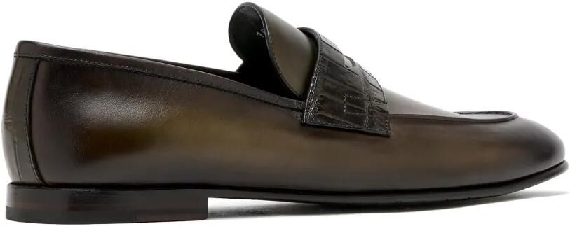 Barrett Loafers met krokodillen-reliëf Groen - Foto 4