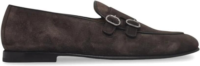 Barrett Suède loafers met dubbele bandjes Bruin