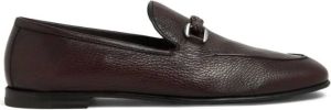 Barrett Leren loafers Bruin