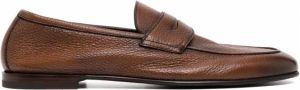 Barrett penny-slot leather loafers Bruin