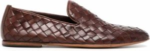 Barrett Leren loafers Bruin