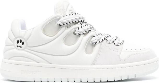 BARROW Ollie panelled leather sneakers Wit