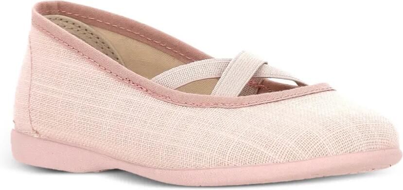 BATILAS Ballerina's met gekruiste bandjes Roze