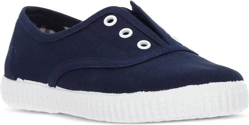 BATILAS Canvas sneakers met ringlets Blauw