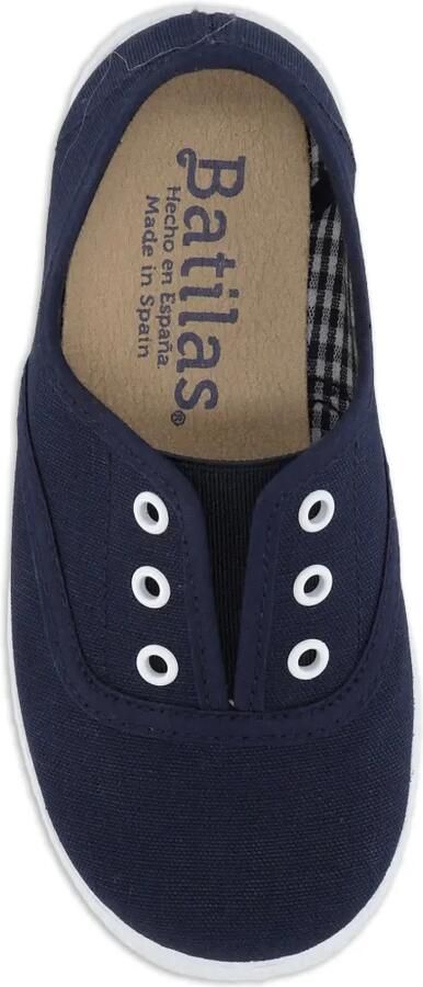 BATILAS Canvas sneakers met ringlets Blauw - Foto 2