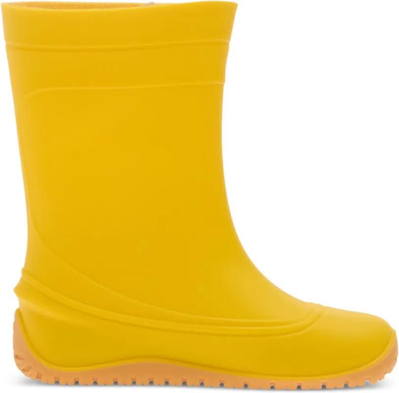 Be Lenka Barefoot regenlaarzen met logo-reliëf Geel
