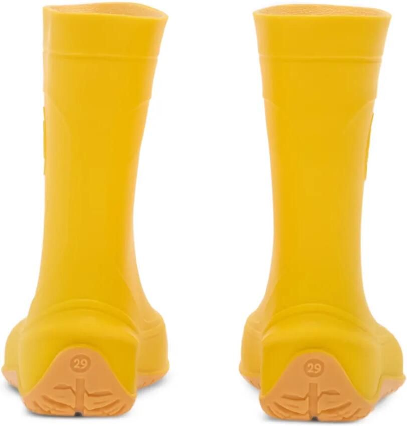 Be Lenka Barefoot regenlaarzen met logo-reliëf Geel - Foto 2