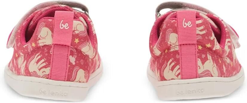 Be Lenka Canvi sneakers met klittenband en eenhoorn-print Roze - Foto 4