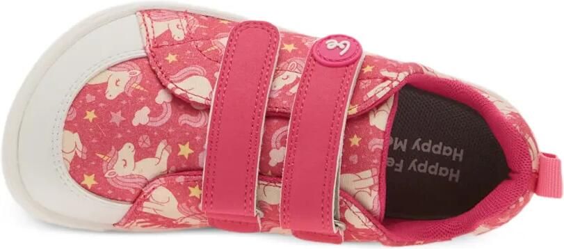 Be Lenka Canvi sneakers met klittenband en eenhoorn-print Roze - Foto 2