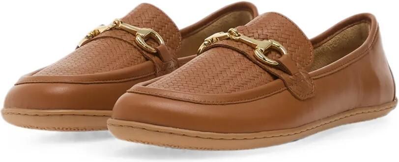 Be Lenka Divella horsebit loafers met geweven vlak Bruin - Foto 3