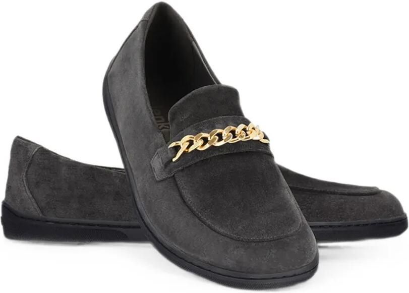 Be Lenka Prestage suède mocassins met schakelketting Grijs - Foto 3