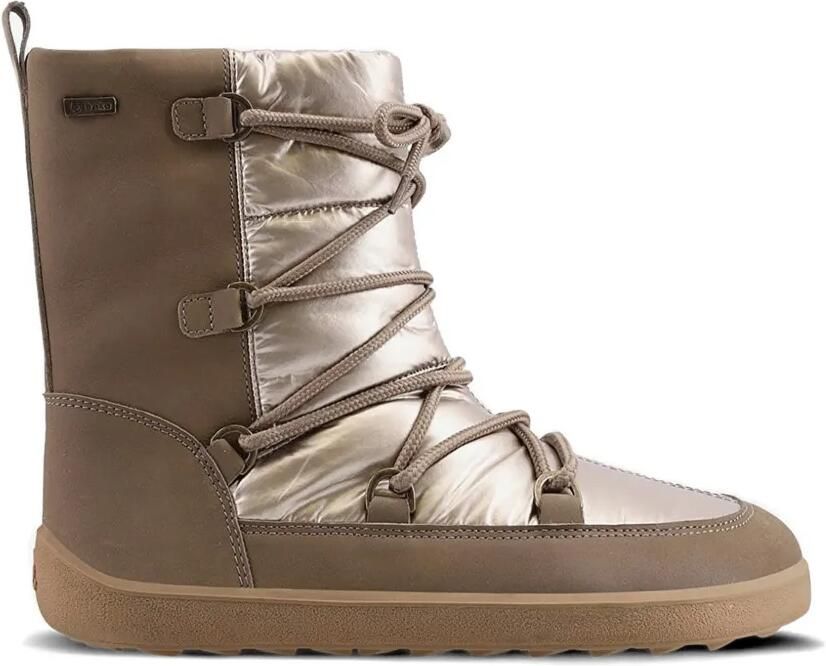 Be Lenka Snowfox gewatteerde snow boots met veters Bruin