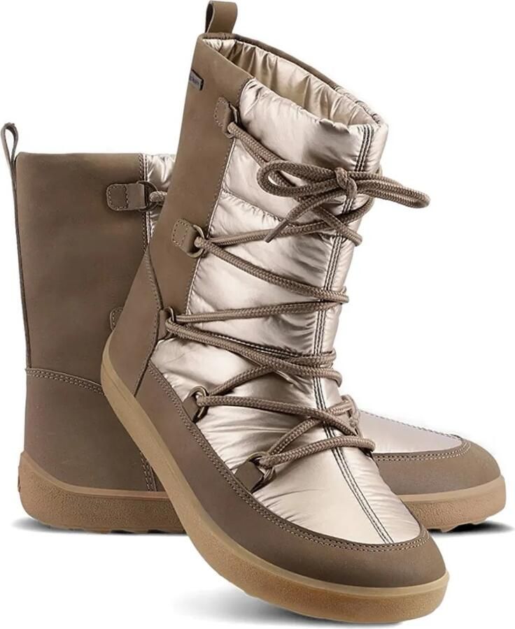 Be Lenka Snowfox gewatteerde snow boots met veters Bruin - Foto 3