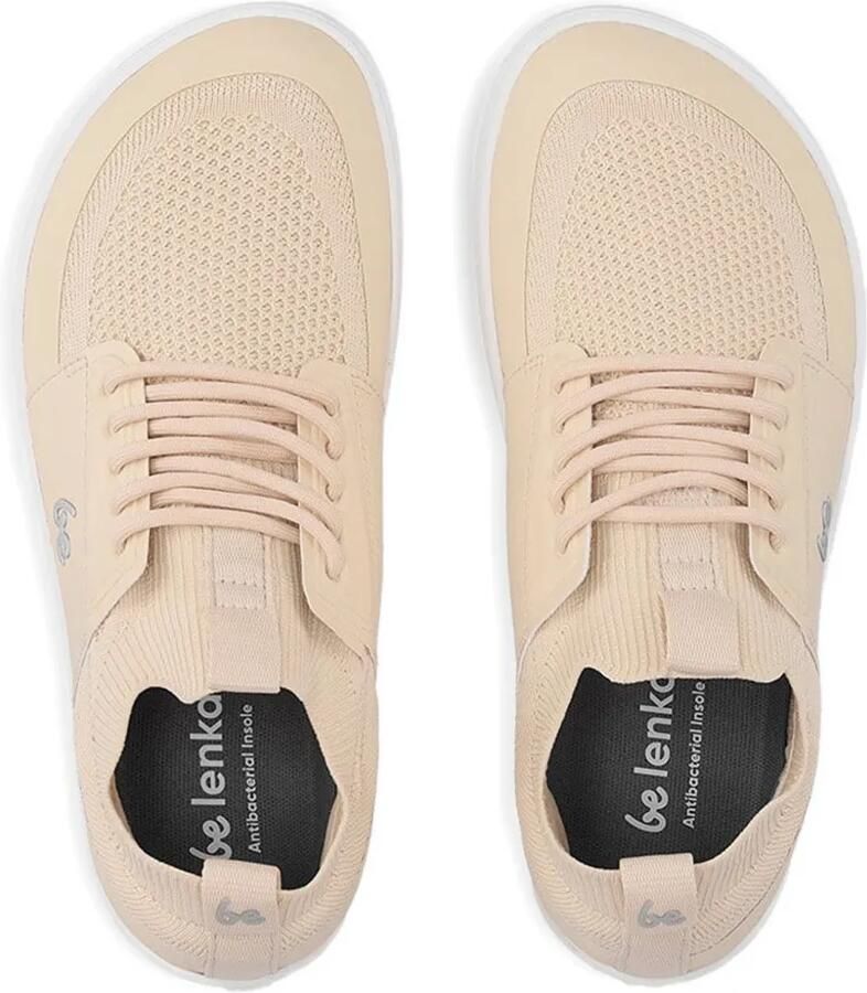 Be Lenka Swift sneakers met mesh vlak en bloe print Beige - Foto 2