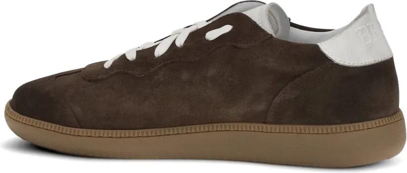 BE980 Harvard 1 suède sneakers met geborduurd logo Bruin - Foto 4