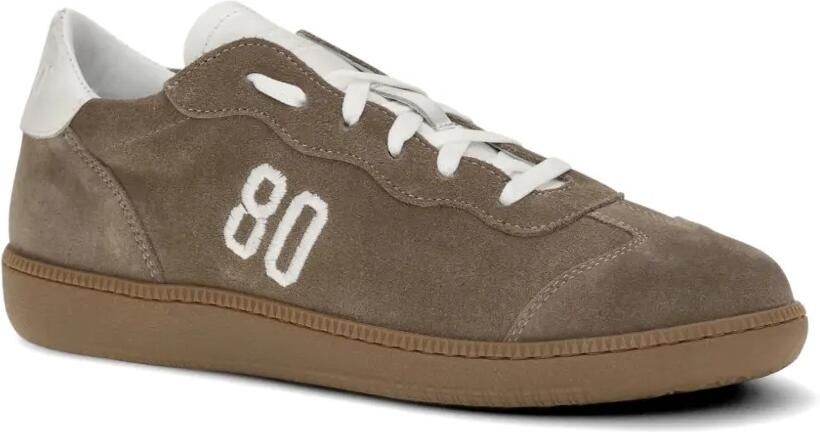 BE980 Harvard 1 suède sneakers met geborduurd logo Bruin - Foto 2