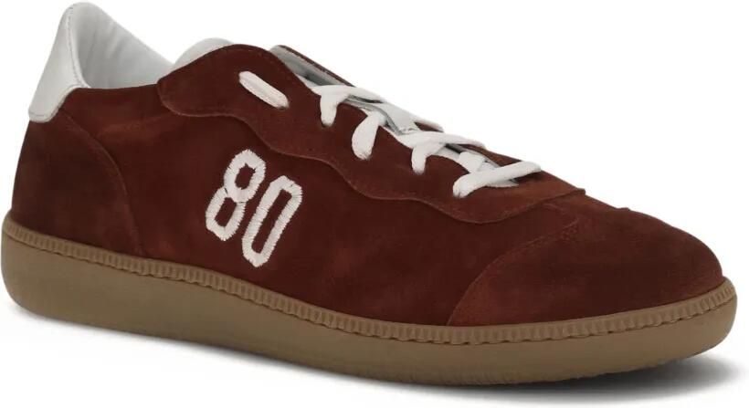BE980 Harvard 1 suède sneakers met geborduurd logo Rood - Foto 2