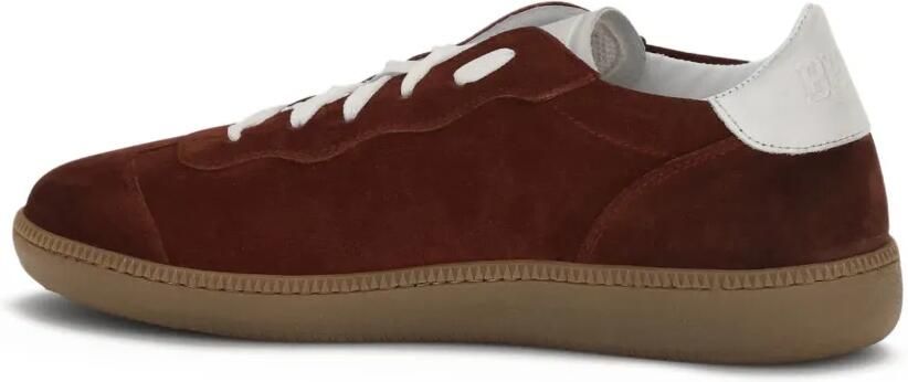 BE980 Harvard 1 suède sneakers met geborduurd logo Rood - Foto 3