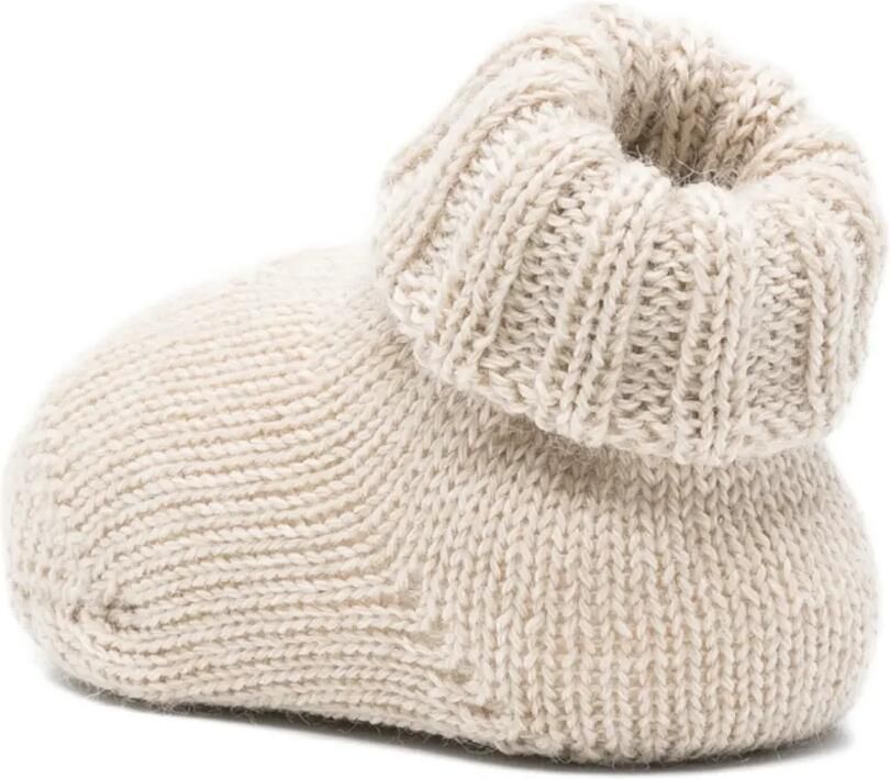 Bébé di Almy knitted slippers Beige