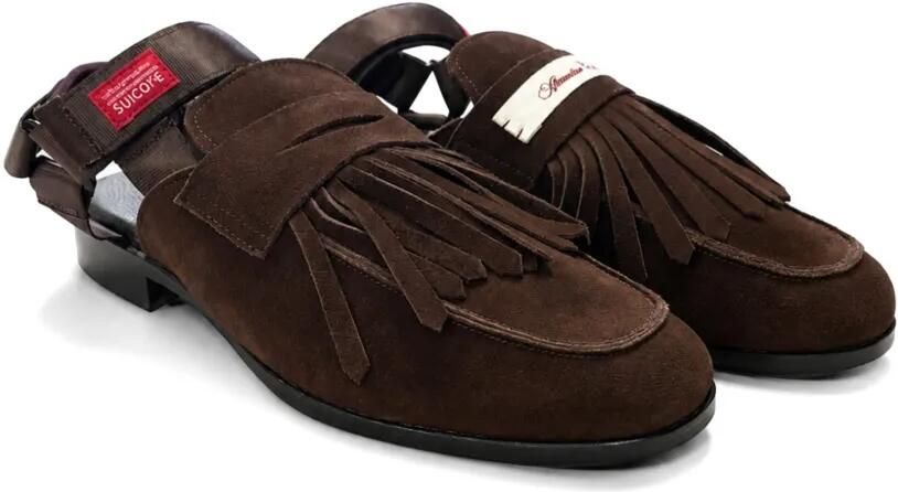 Bed J.W. Ford Leren sandalen Bruin - Foto 4