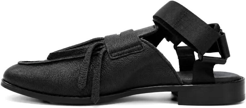 Bed J.W. Ford Suède sandalen Zwart - Foto 5
