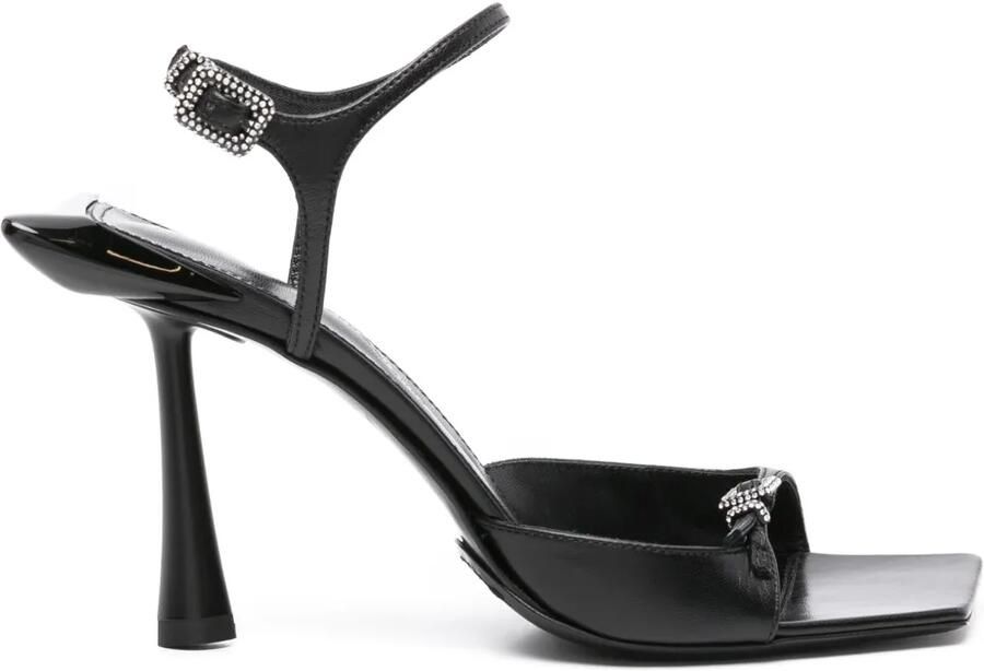 Benedetta Bruzziches Sandalen met gesp Zwart