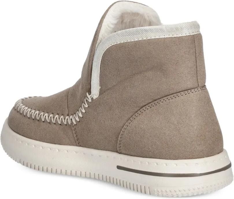 Benetton topstitched ankle boots Beige - Foto 2