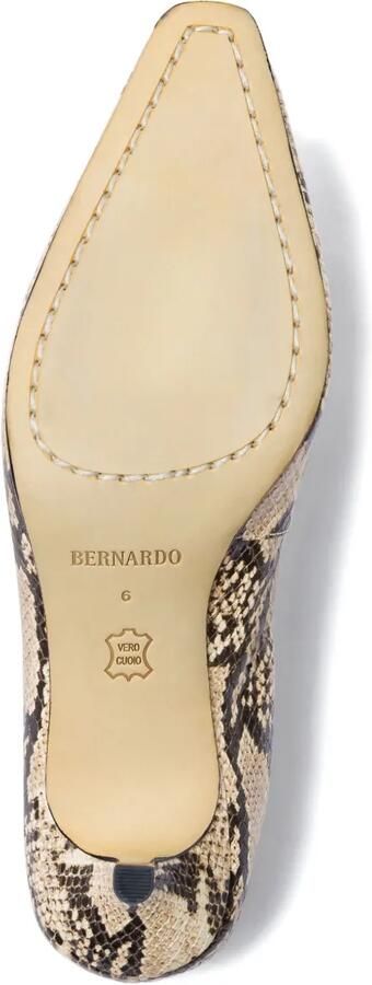 Bernardo 1946 57 mm Manu pumps met slangen-effect Beige - Foto 4