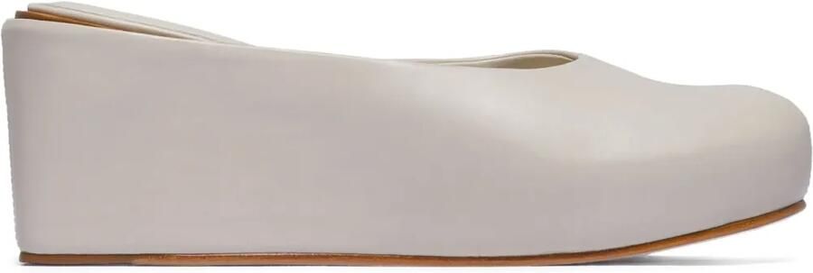 Bernardo 1946 76 mm Vivi leren muiltjes Grijs