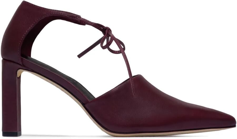 Bernardo 1946 82 mm Siena pumps met veters Paars