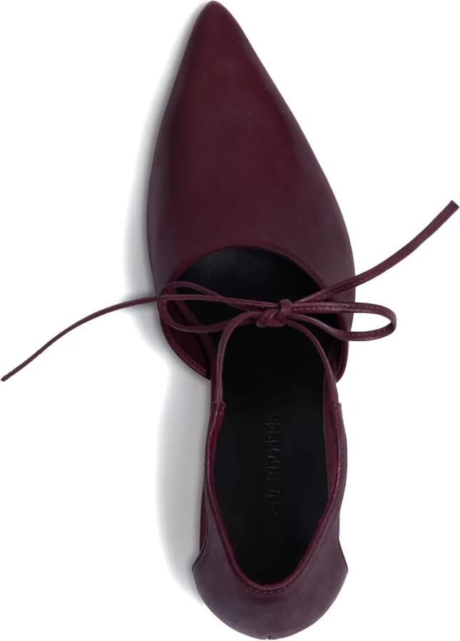 Bernardo 1946 82 mm Siena pumps met veters Paars - Foto 4