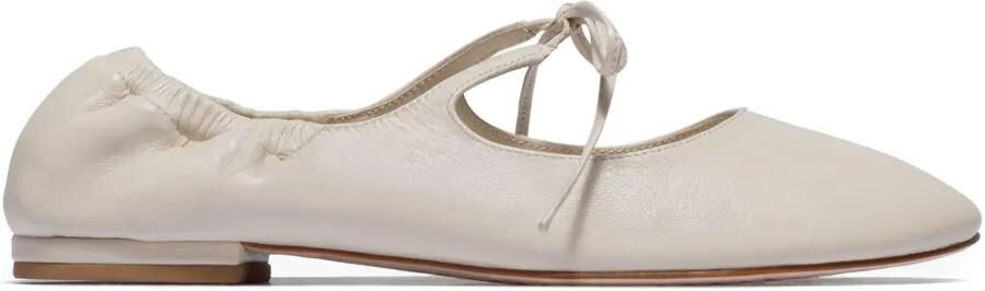 Bernardo 1946 elastische balletschoenen met striksluiting Wit