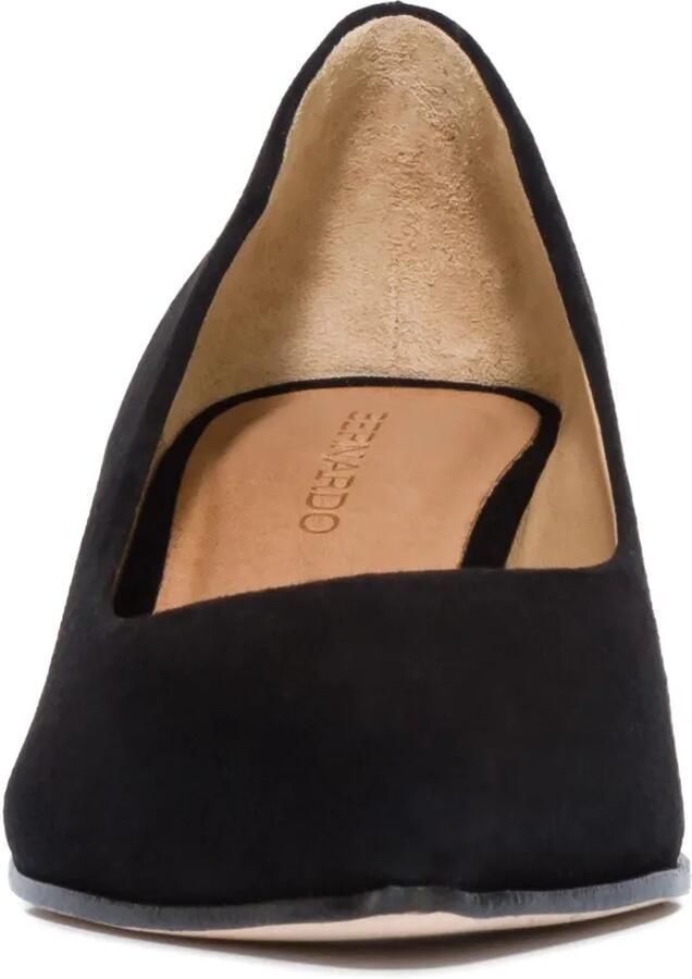 Bernardo 45 mm Millie pumps met blokhak en puntige neus Zwart - Foto 2