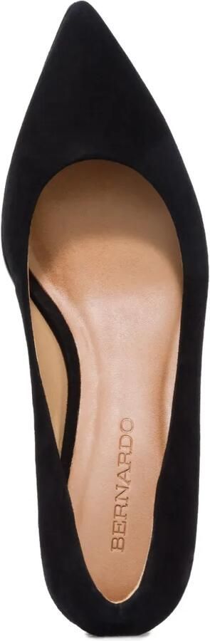 Bernardo 45 mm Millie pumps met blokhak en puntige neus Zwart - Foto 5