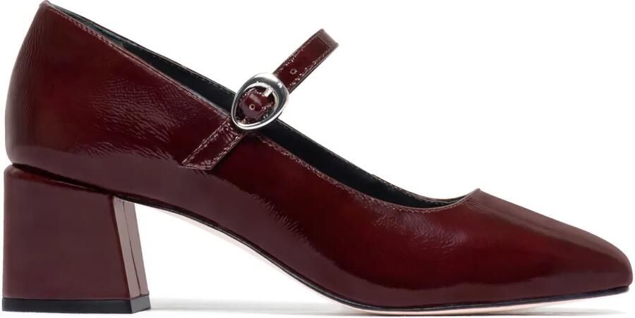 Bernardo 50 mm pumps met blokhak Rood