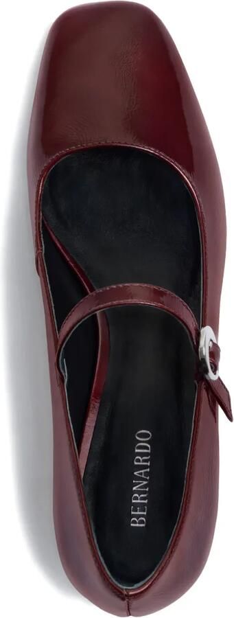 Bernardo 50 mm pumps met blokhak Rood - Foto 4