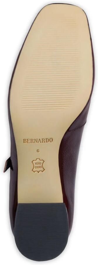 Bernardo 50 mm pumps met blokhak Rood - Foto 5