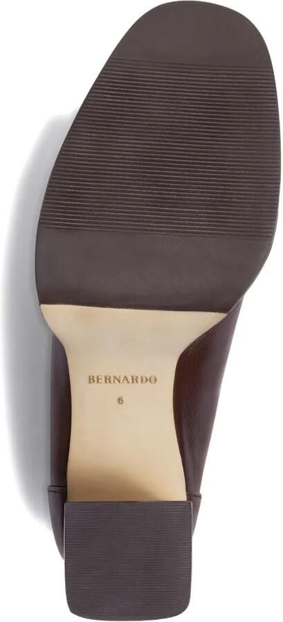 Bernardo 95 mm Mafalda laarzen met plateauzool en rits Bruin - Foto 4
