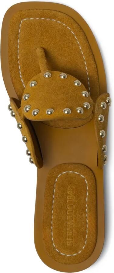 Bernardo Agartha sandalen met studs Bruin - Foto 5