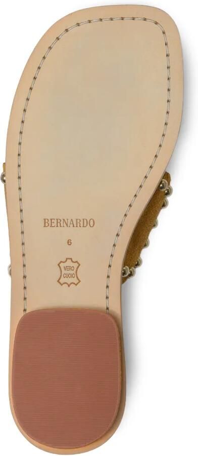 Bernardo Agartha sandalen met studs Bruin - Foto 4