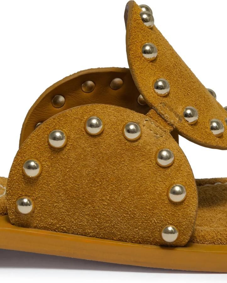 Bernardo Agartha sandalen met studs Bruin - Foto 2