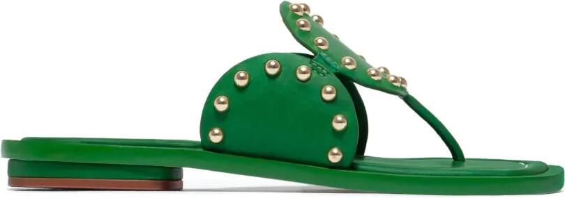Bernardo Agartha sandalen met studs Groen