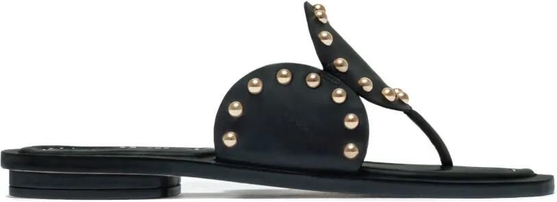 Bernardo Agartha sandalen met studs Zwart
