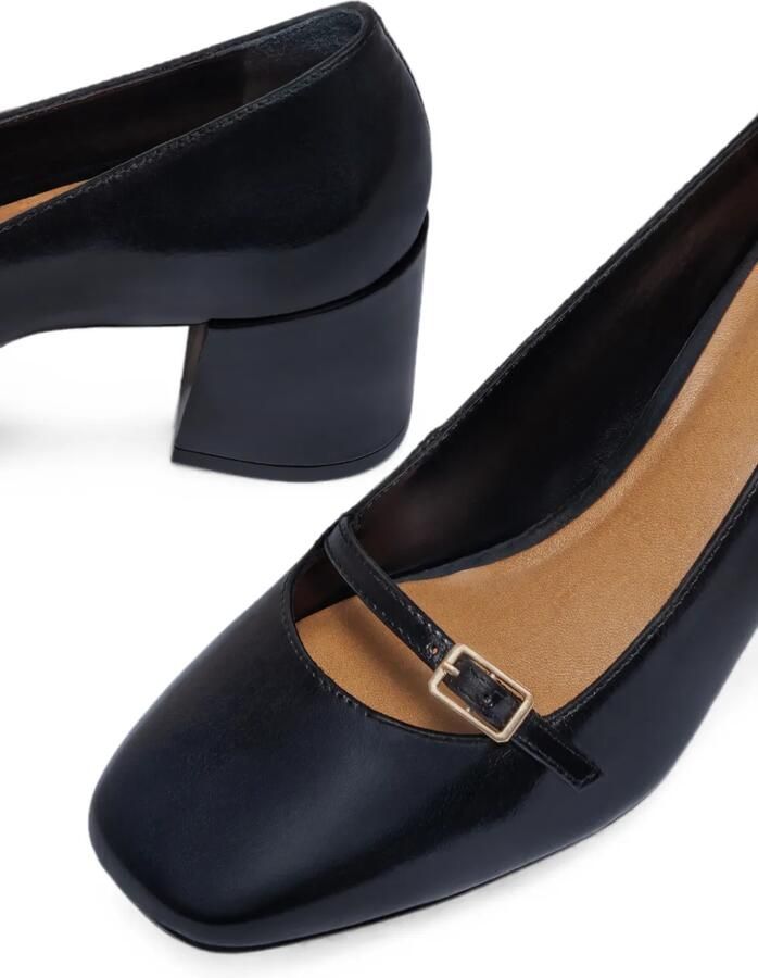 Bernardo Amelie pumps met gespbandje Zwart - Foto 2