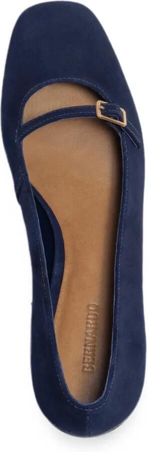 Bernardo Amelie suède pumps met gesp-detail Blauw - Foto 4