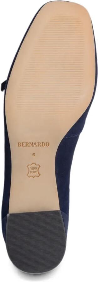 Bernardo Amelie suède pumps met gesp-detail Blauw - Foto 3
