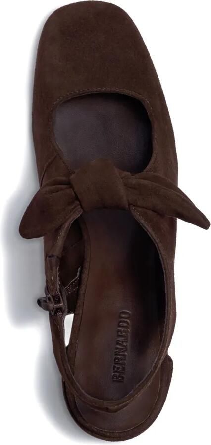 Bernardo Angelina pumps met strikdetail Bruin - Foto 3