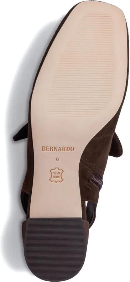 Bernardo Angelina pumps met strikdetail Bruin - Foto 4